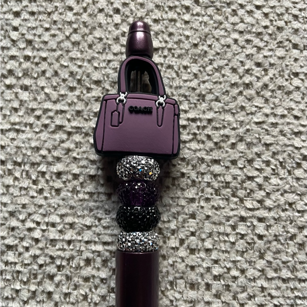 Coach Purple Bag Design Pen